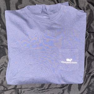 Navy original vineyard vines long sleeve shirt